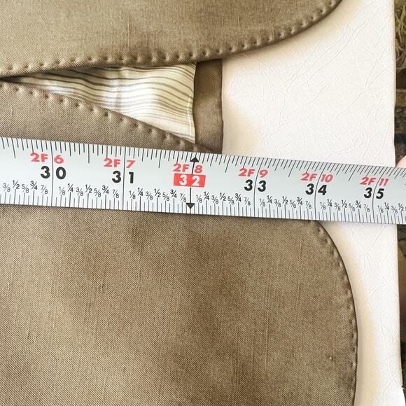 Ibiza Men's Silk Linen Blend Lightweight Blazer 46 L Brown Salada Sportcoat - Picture 4 of 15